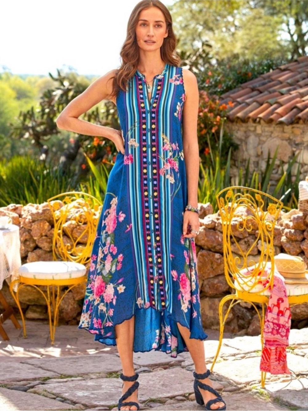 Johnny Was Willowa Kira Dress - boho, embroidered, airy dress